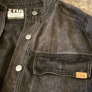 Zyia Black Crossroads Denim Jacket